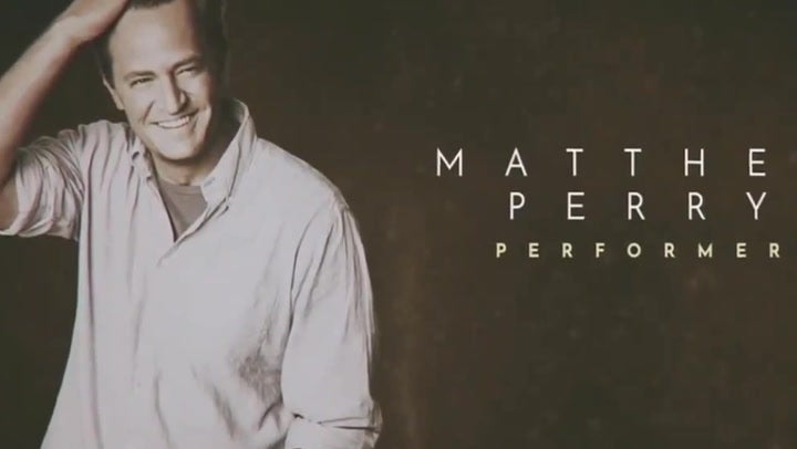 Matthew Perry In Memoriam slide at the 75th Emmy Awards