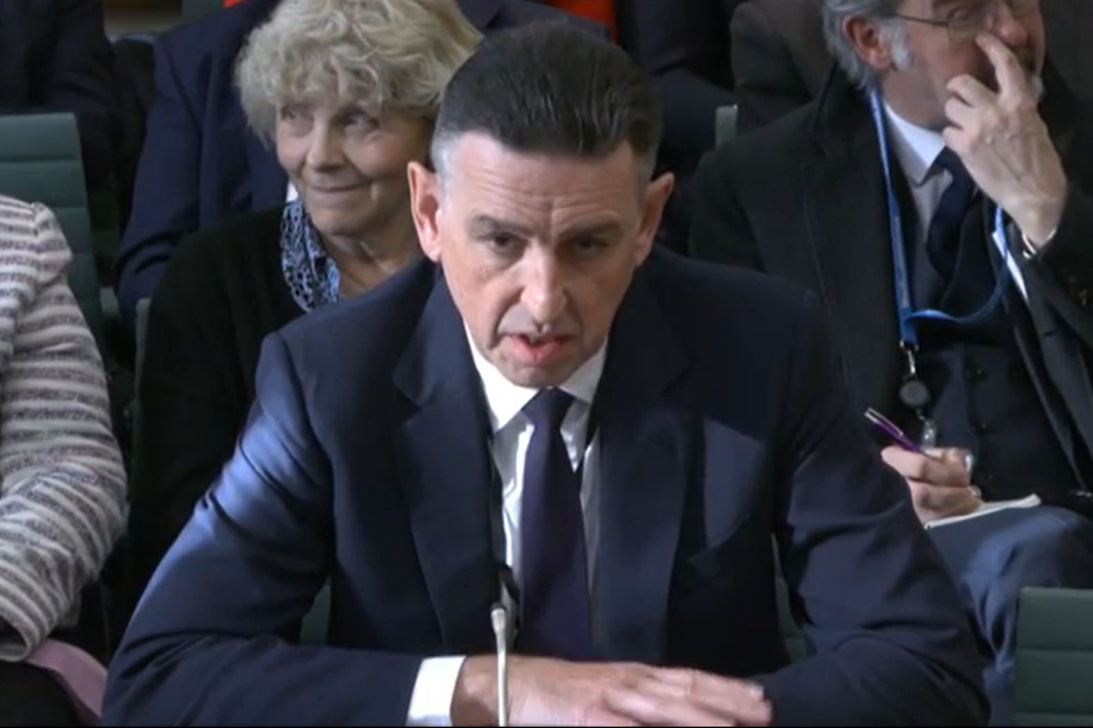 Paul Patterson giving evidence to the Business and Trade Committee (House of Commons/PA)