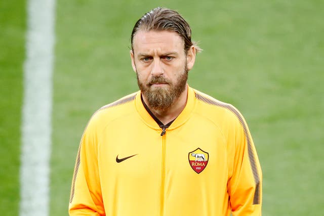 Daniele De Rossi has replaced Jose Mourinho as Roma’s head coach (Martin Rickett/PA)