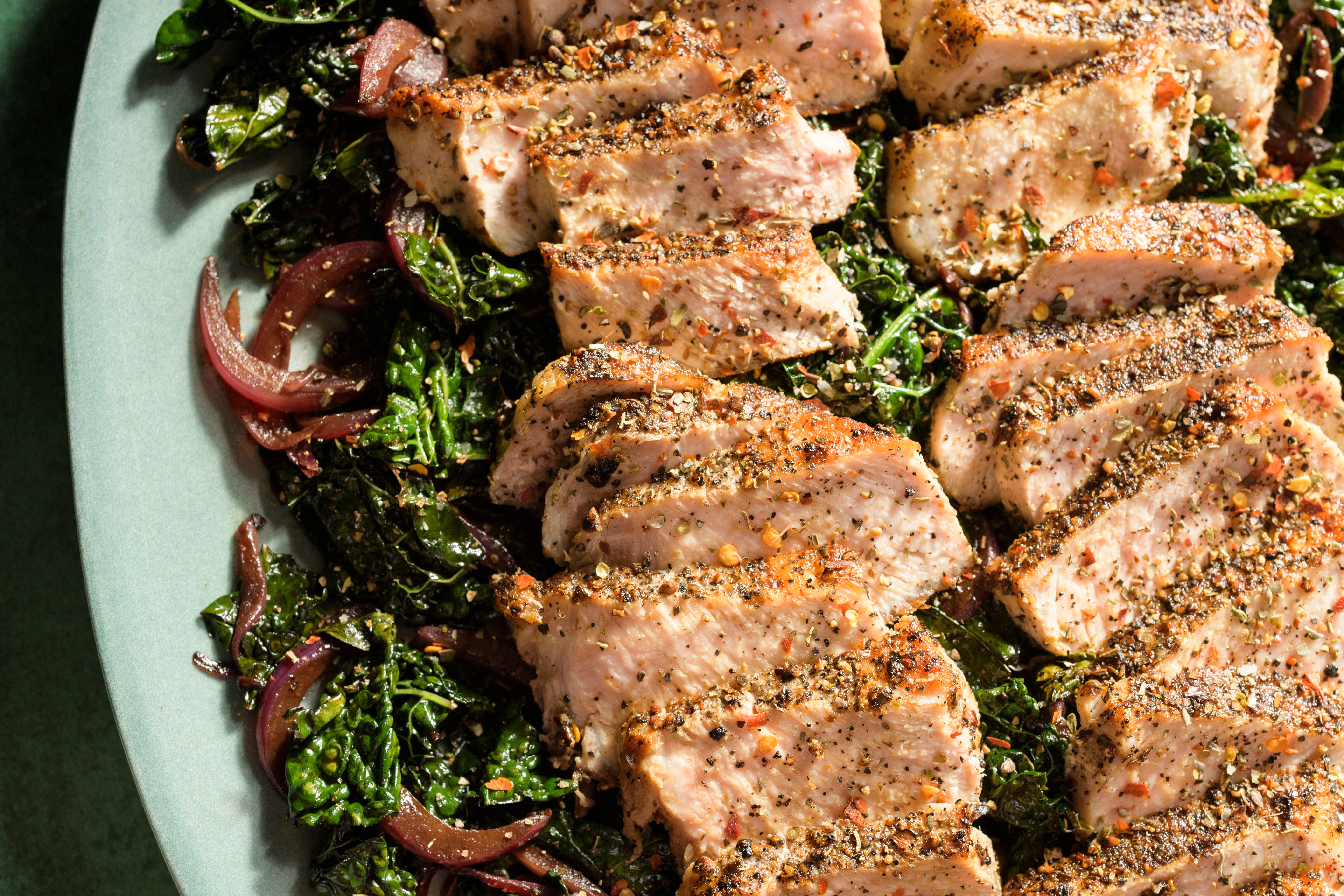 Food-MilkStreet-Pork Kale Skillet