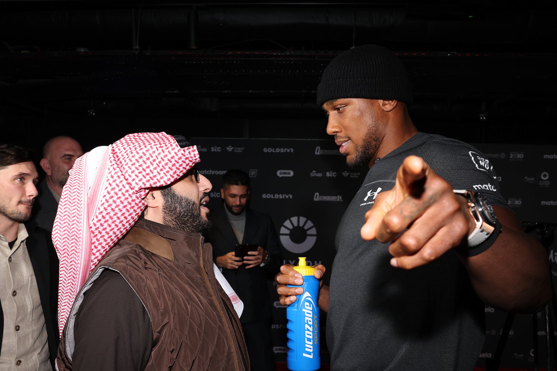 Joshua with Saudi adviser Turki Al-Sheikh