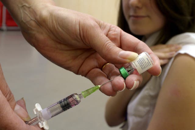 <p>A leading children’s doctor has stressed that it’s ‘never too late’ for people to be vaccinated amid a surge in cases (PA)</p>