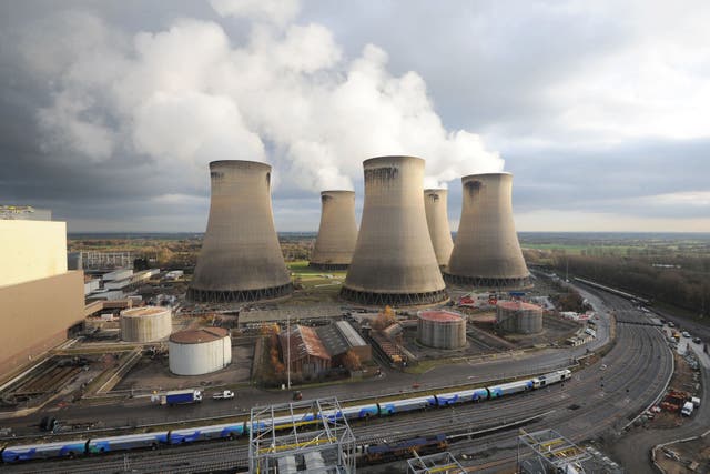 The power plant is the biggest in the country (Anna Gowthorpe/PA)