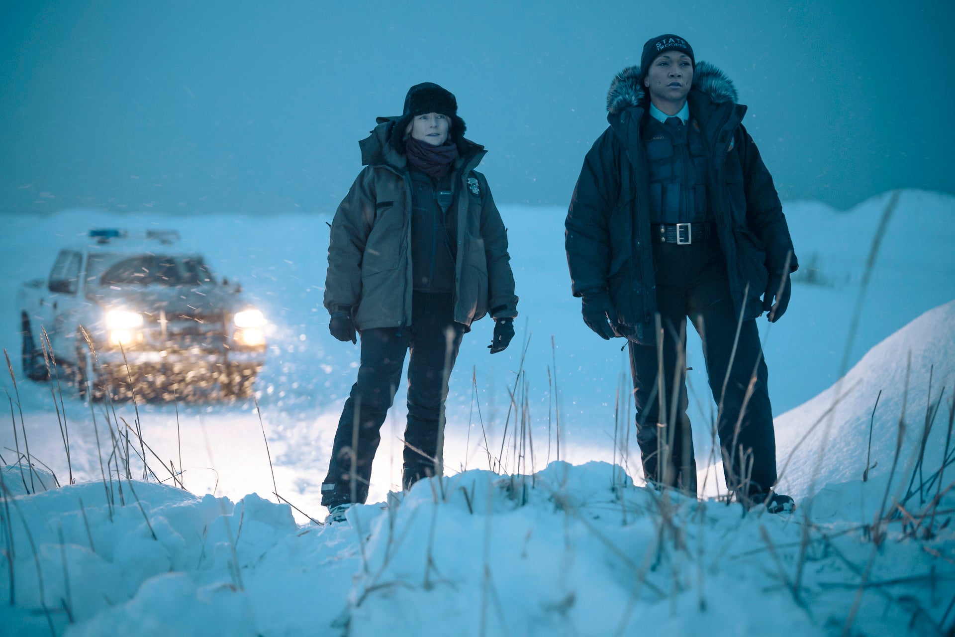 Snow remorse: Jodie Foster and Kali Reis in ‘True Detective: Night Country’