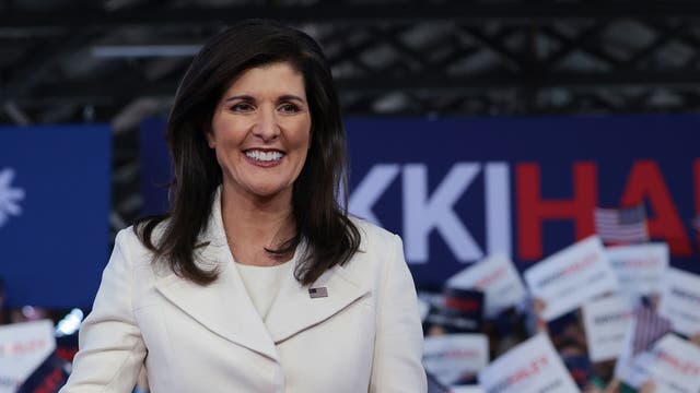 <p>Republican presidential candidate Nikki Haley has defended her claim that the United States has ‘never been a racist country’ </p>
