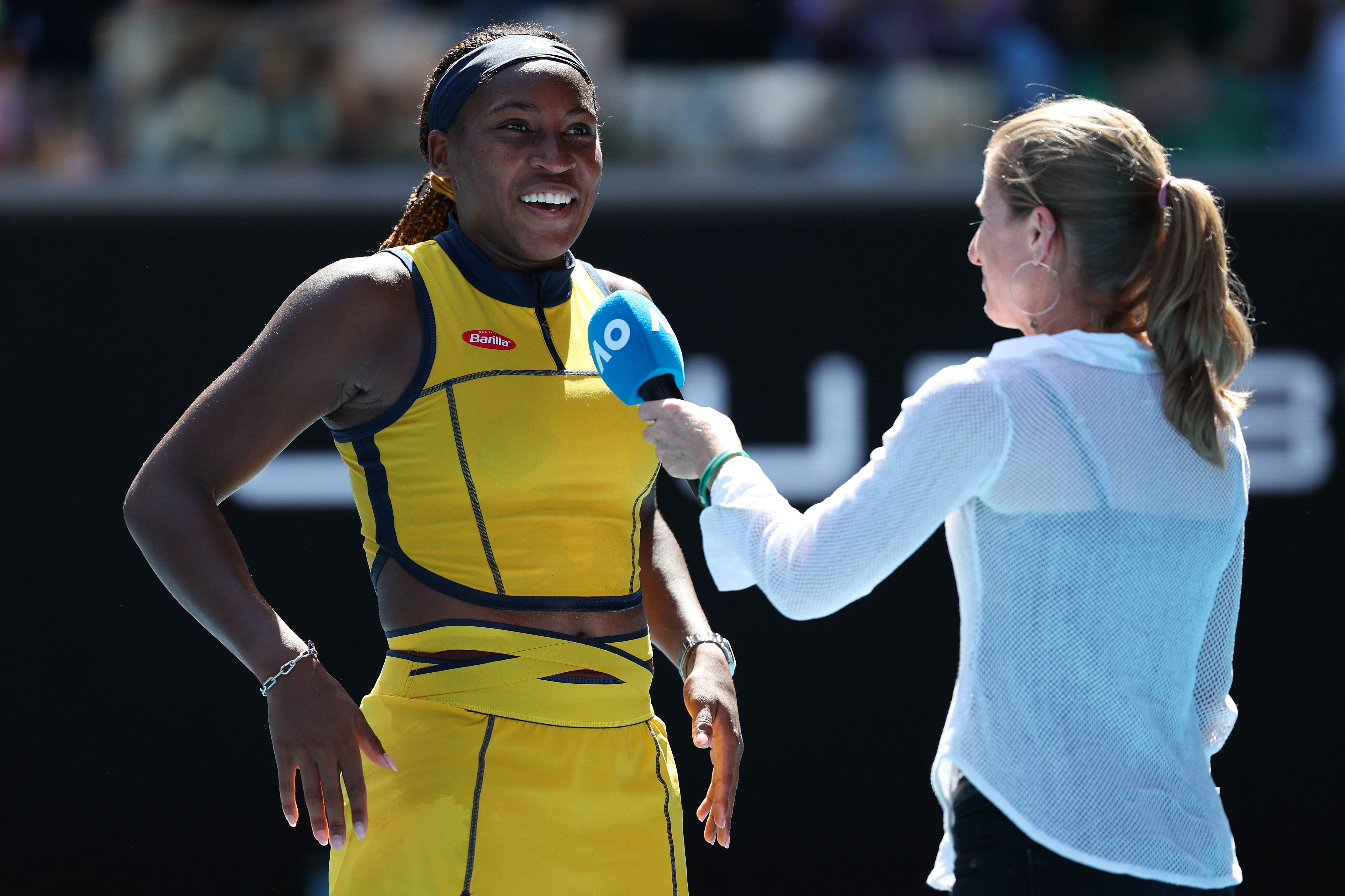 Gauff set up an all-American battle with Alycia Parks