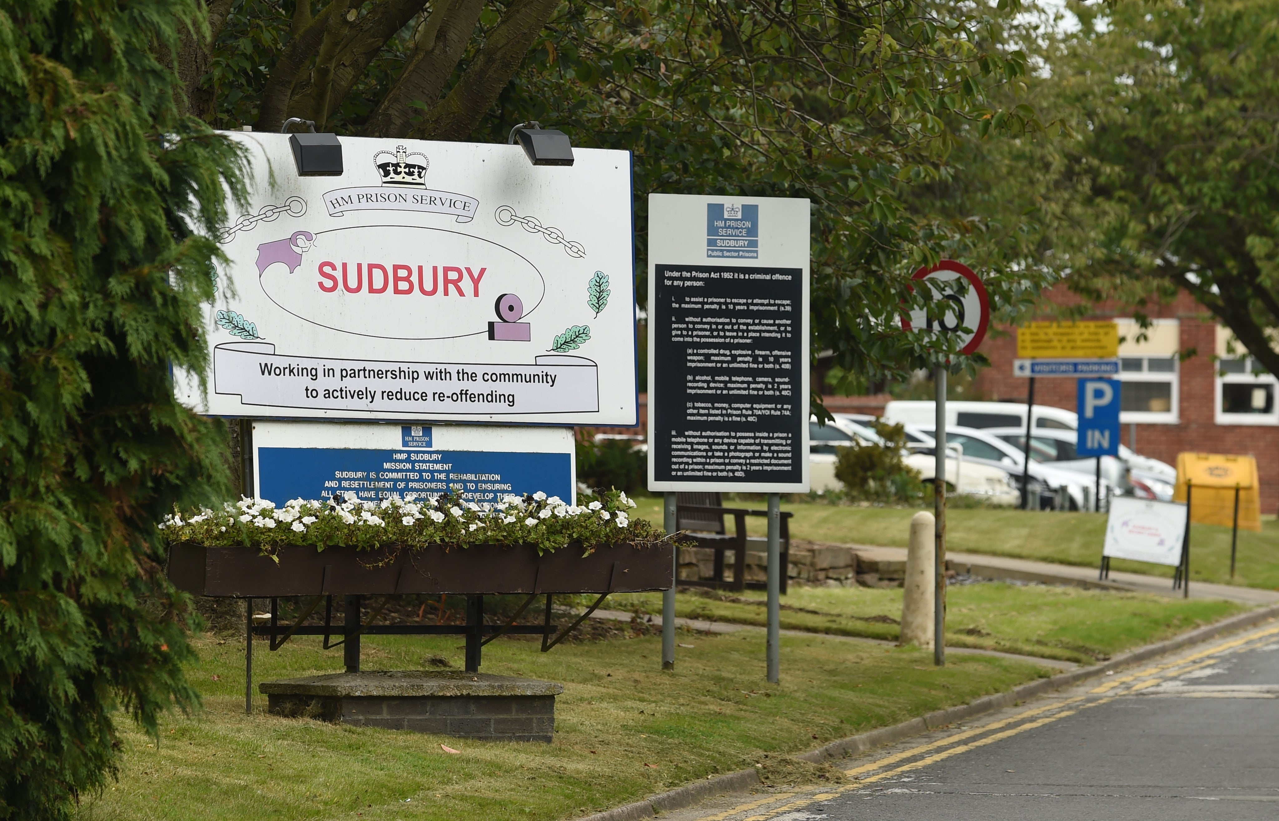 File photo: HMP Sudbury in Derbyshire