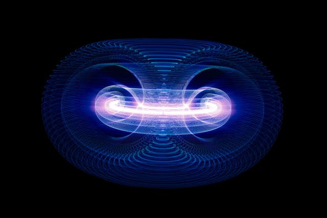 <p>A visualisation of a nuclear fusion reactor</p>