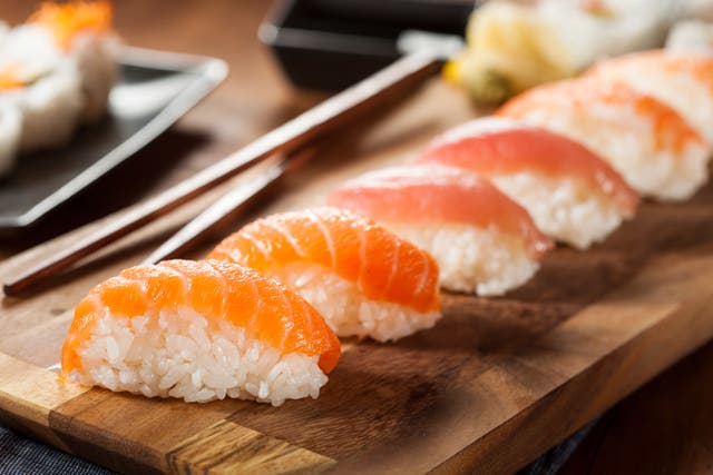 <p>Sushi is great – the Japanese, who eat a lot of it, are some of the healthiest people in the world</p>