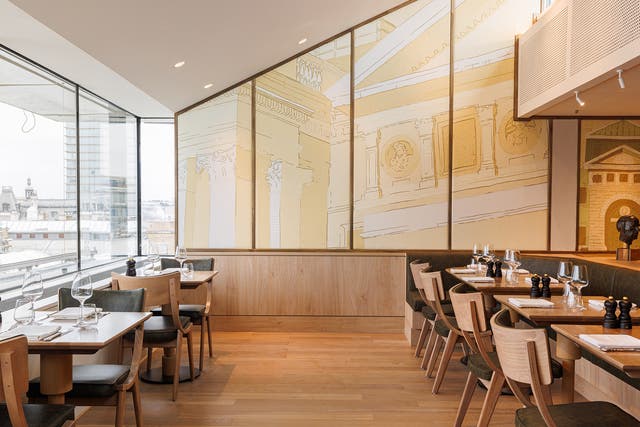 <p>The new Portrait restaurant by Richard Corrigan in the National Portrait Gallery</p>
