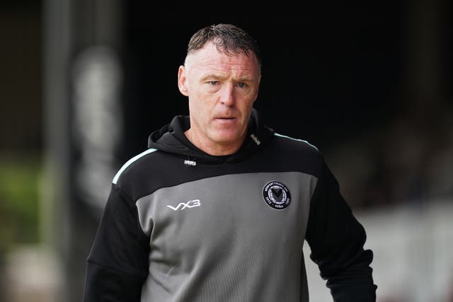 Newport manager Graham Coughlan says playing Manchester United in the FA Cup tie will be the biggest in the club’s history (Robbie Stephenson/PA)