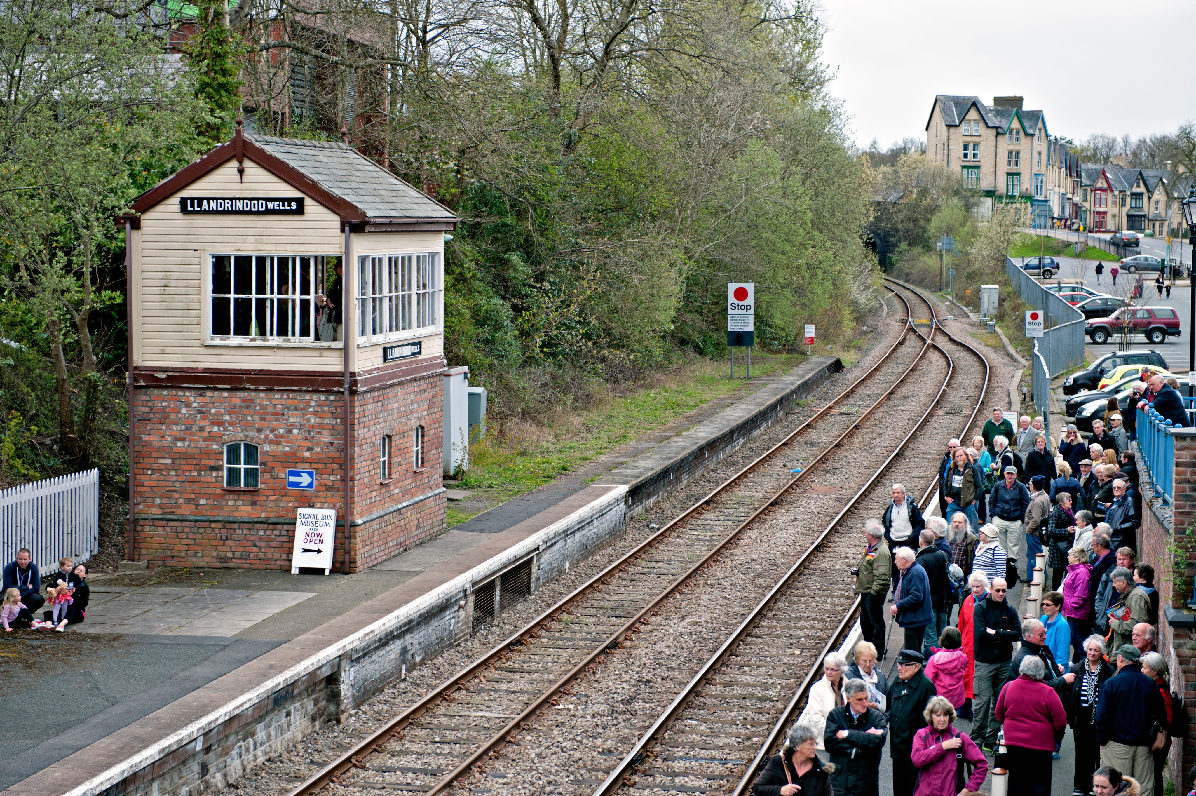 The journey from Llandovery to Llandrindod (pictured) costs 75 per cent less than that from Didcot Parkway to Swindon, despite being only a three-mile longer trip