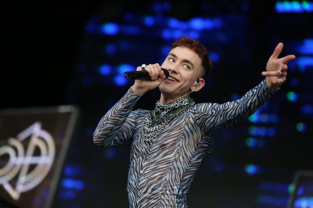 <p>Olly Alexander performing live in 2019 </p>