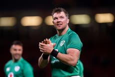 Andy Farrell selects Peter O’Mahony as Ireland captain for Six Nations