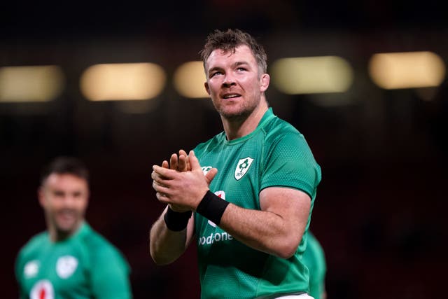 Peter O’Mahony has been named Ireland captain for the 2024 Guinness Six Nations (Joe Giddens/PA)