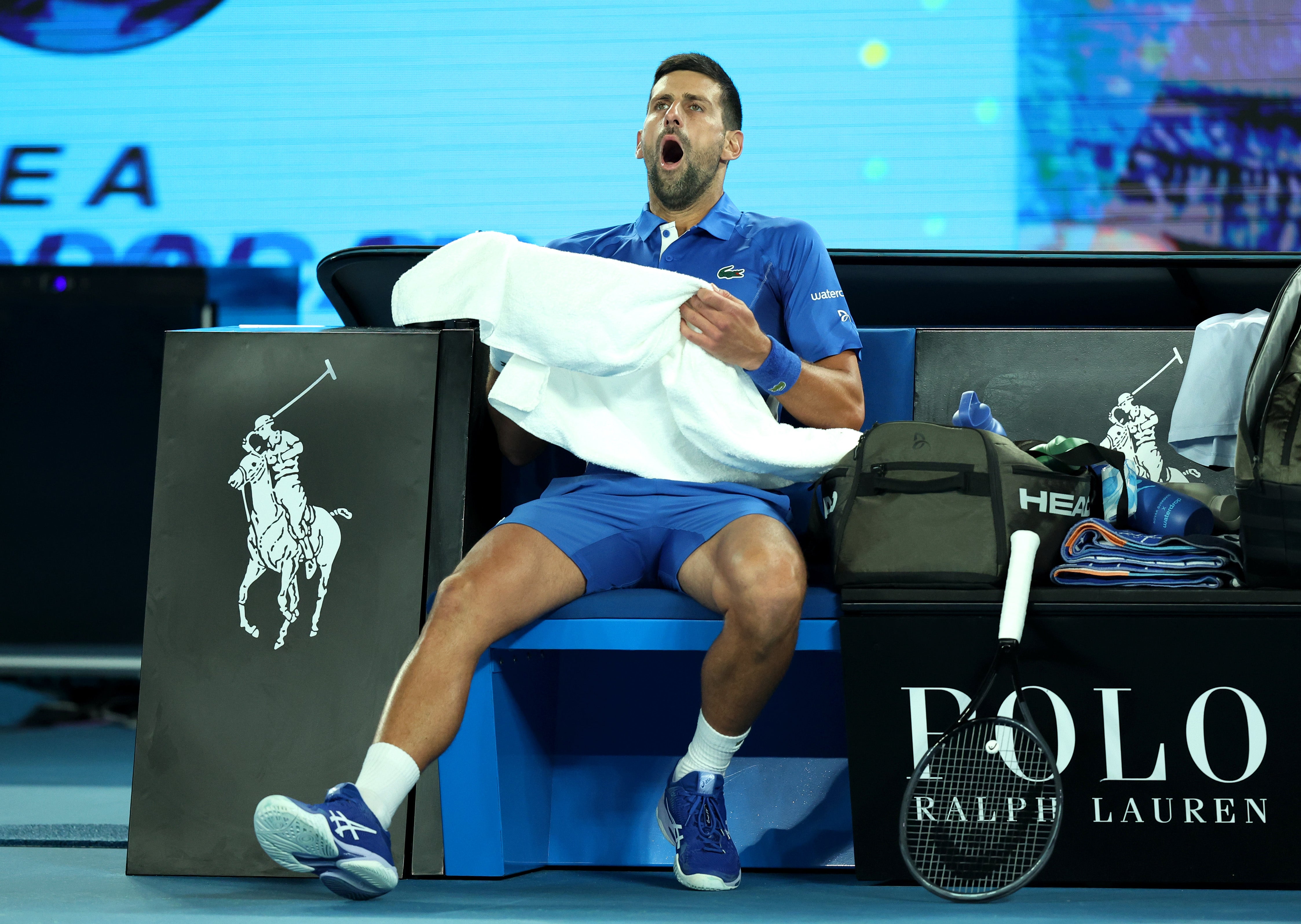 Djokovic was ‘flat’ for large parts of the match