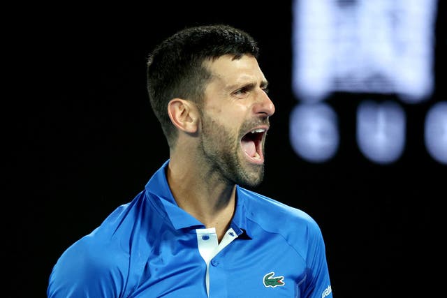 <p>Djokovic is battling illness and injury again in Melbourne </p>