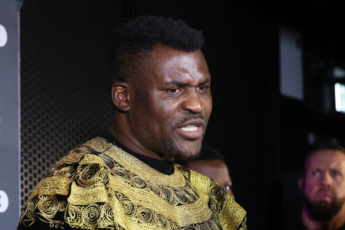 Francis Ngannou threatens to send Anthony Joshua to ‘the white room’