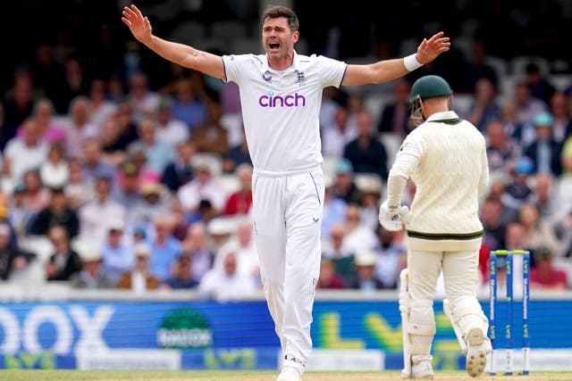 James Anderson claimed five wickets in four Ashes Tests last summer (John Walton/PA)