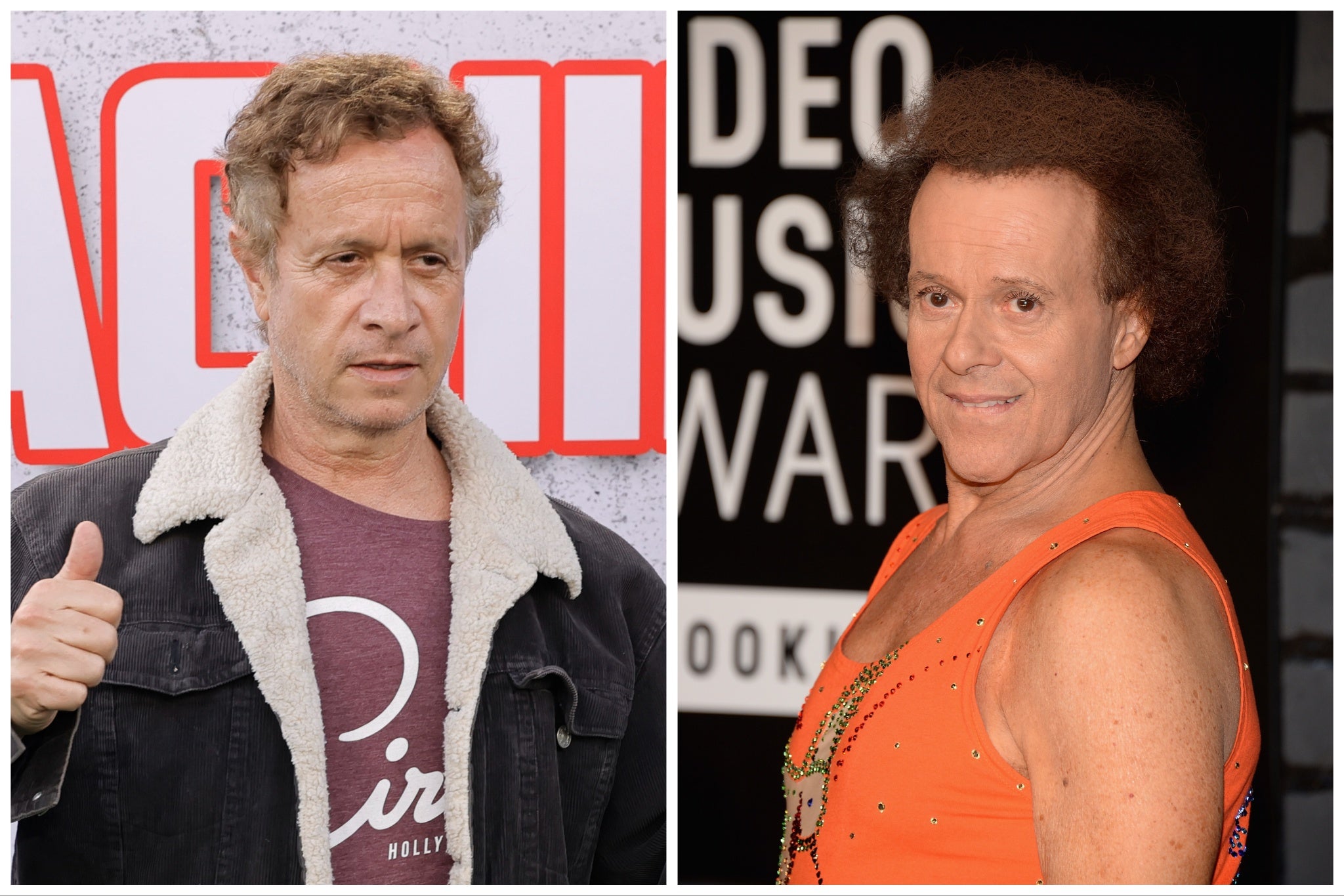Pauly Shore (left) and Richard Simmons