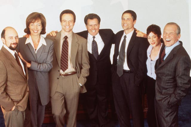 <p>The cast of ‘The West Wing’</p>