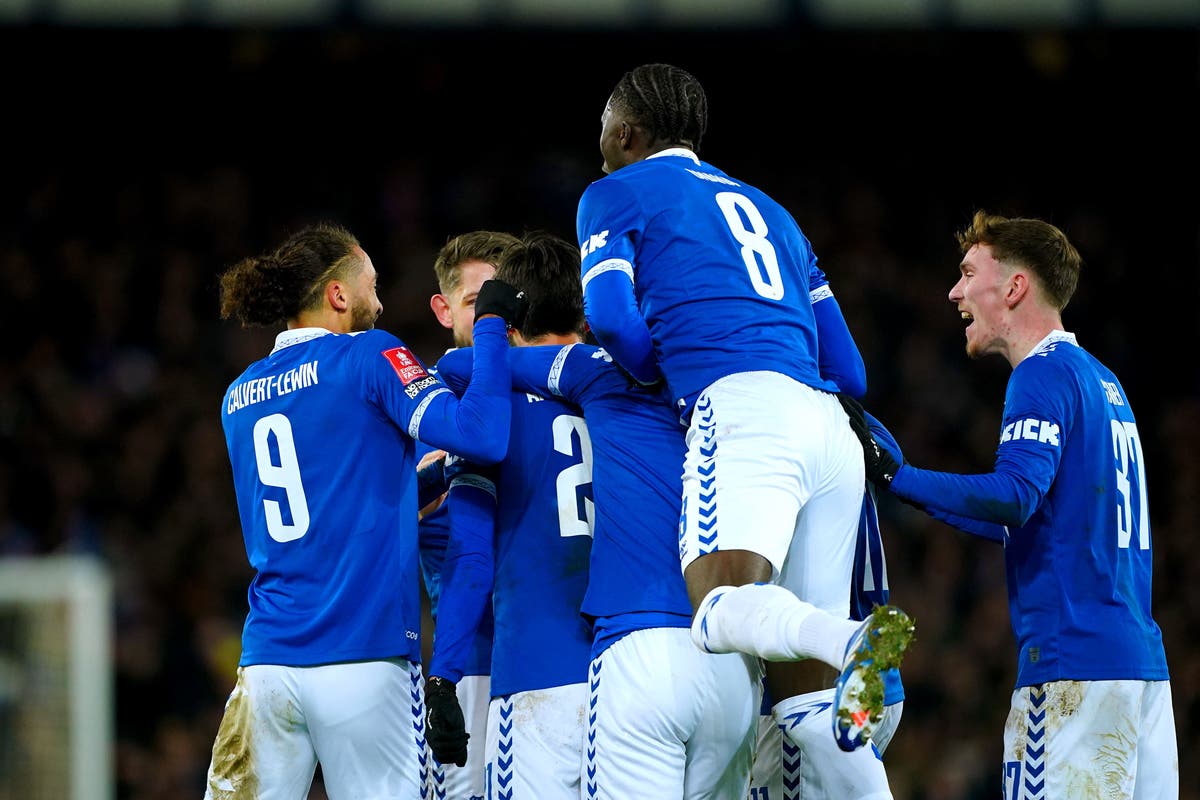 Andre Gomes free-kick earns Everton FA Cup replay victory over Crystal Palace