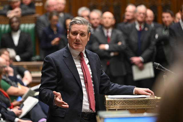 Labour leader Sir Keir Starmer (UK Parliament/Jessica Taylor/PA)