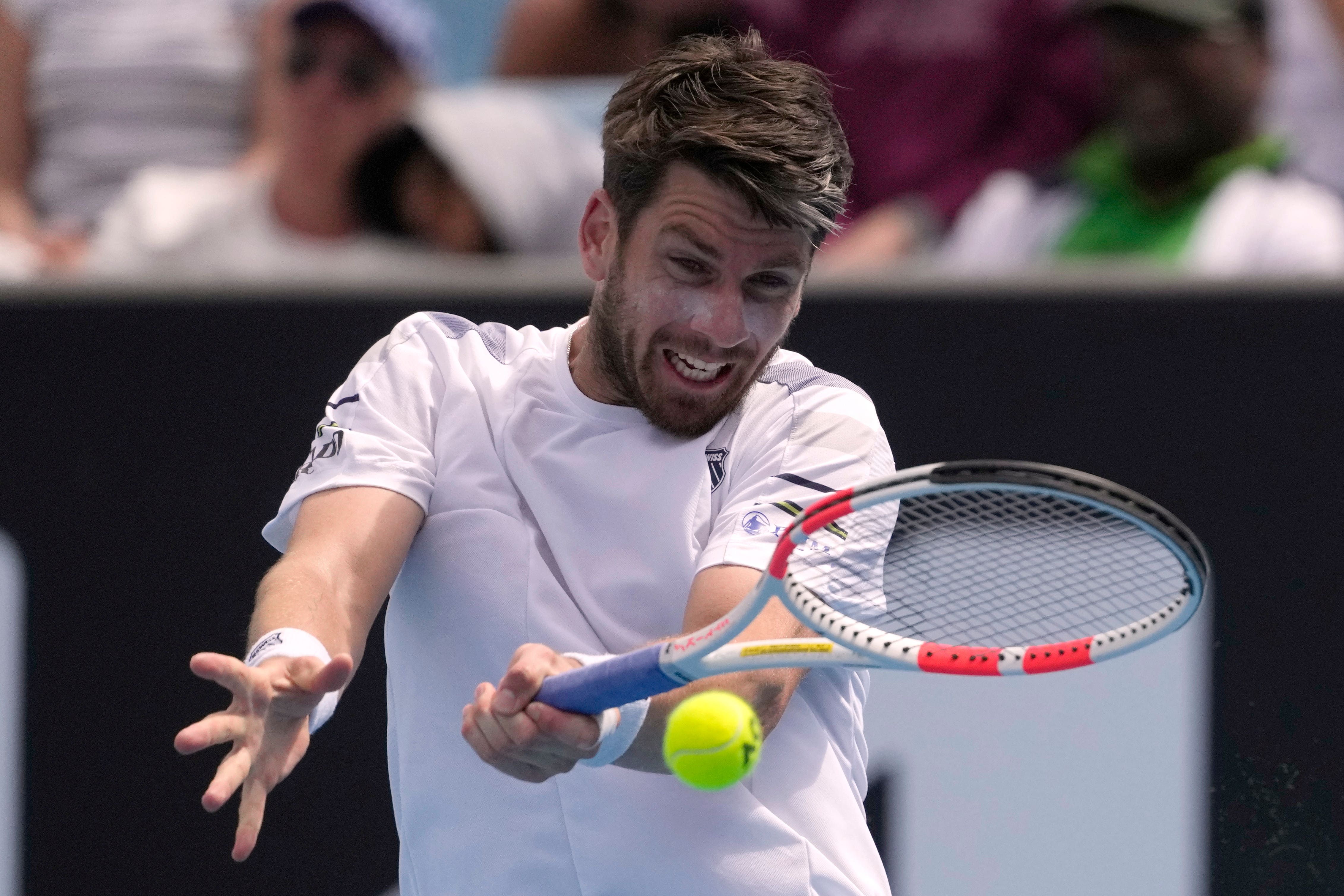 Cameron Norrie survived a battle with Giulio Zeppieri