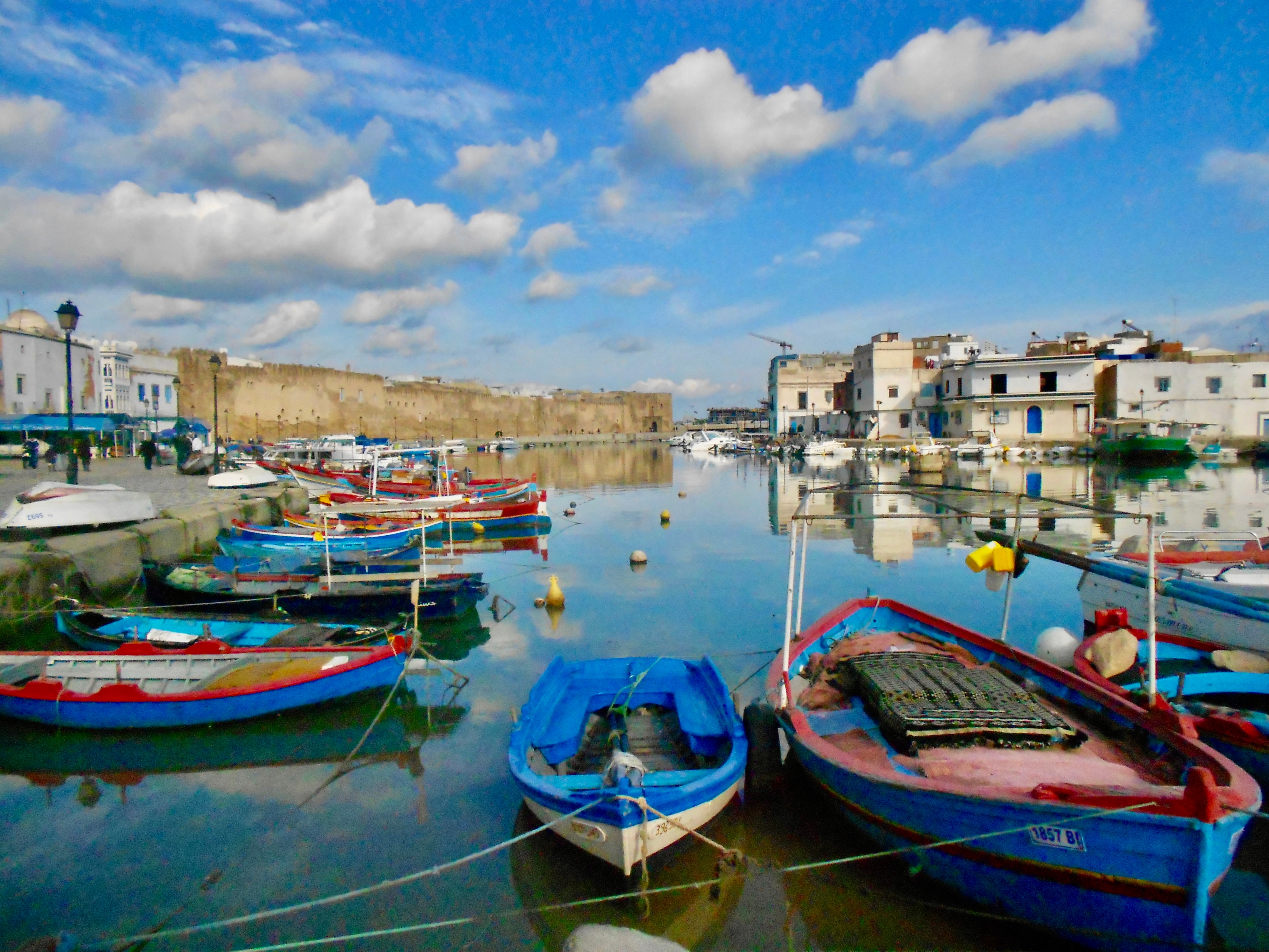 Blue-sky thinking: Midwinter day in Bizerte, Tunisia