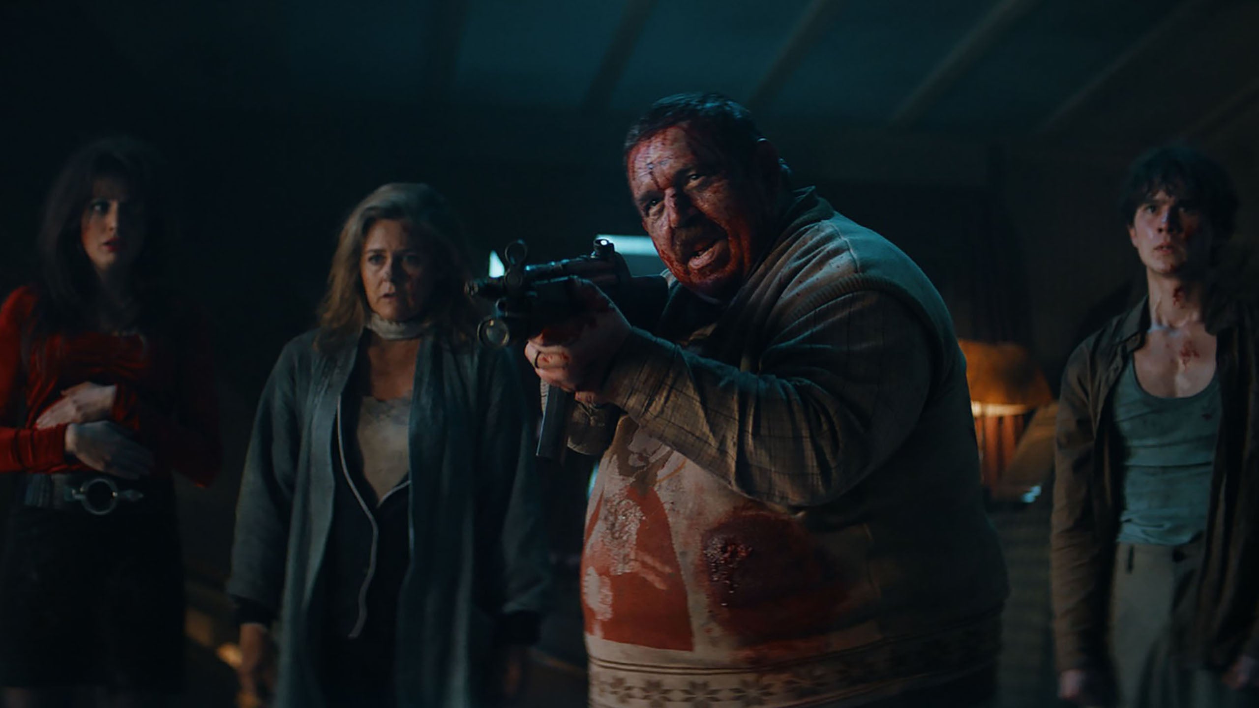 Family feud: Nick Frost, Alicia Silverstone, Gaite Jansen and Walt Klink in ‘Krazy House'