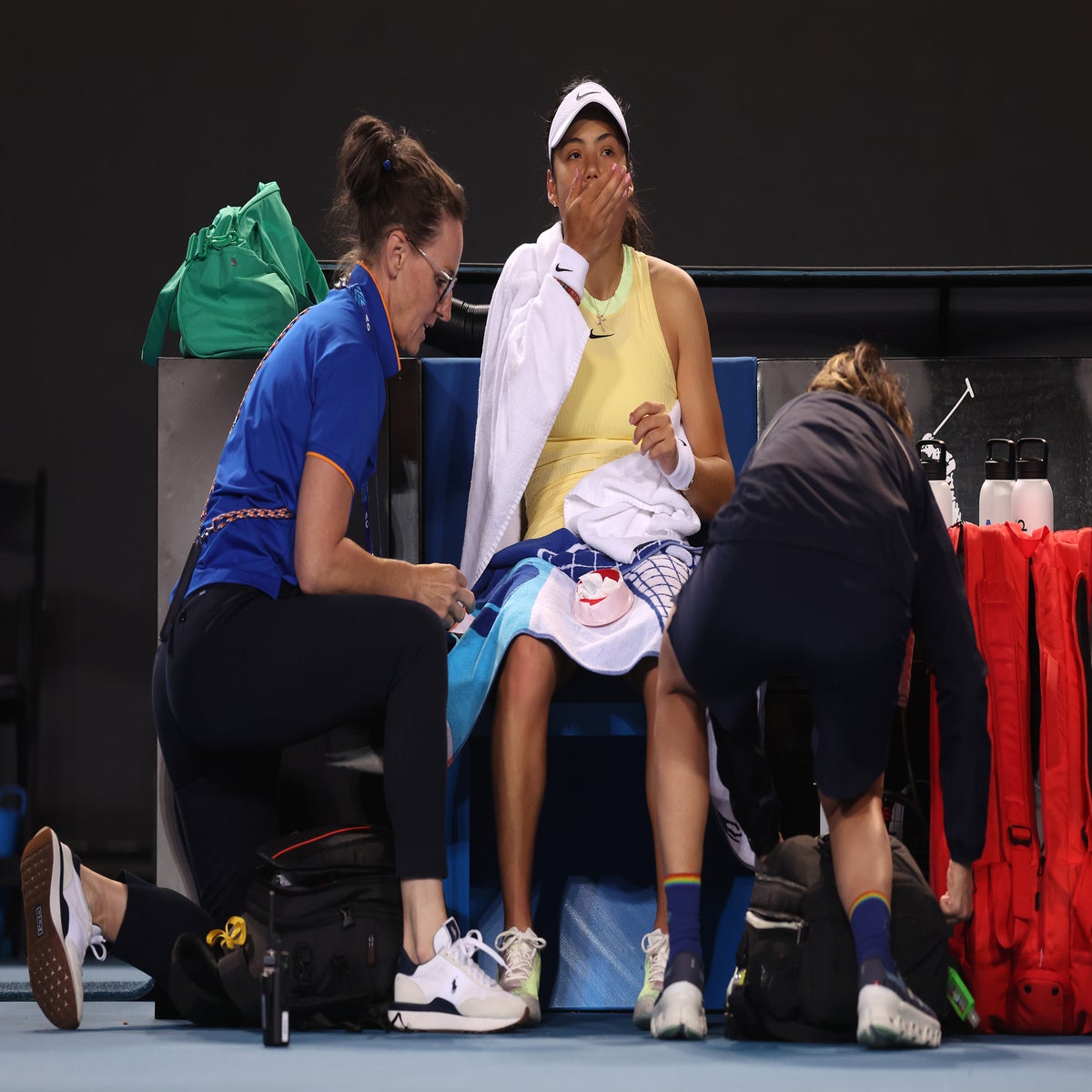 Emma Raducanu was 'throwing up in mouth' during Australian Open