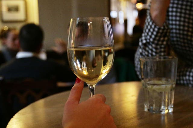 Removing largest wine serving ‘reduces amount of wine sold in bars and pubs’, according to researchers (Yui Mok/PA)