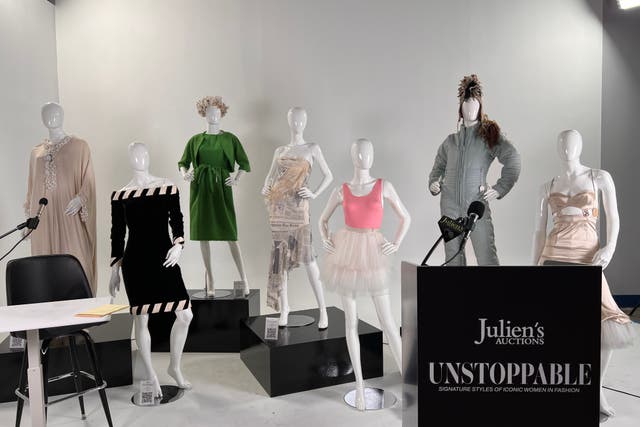 Royal attire worn by Diana and Grace Kelly top fashion auction (Julien’s Auctions/PA)