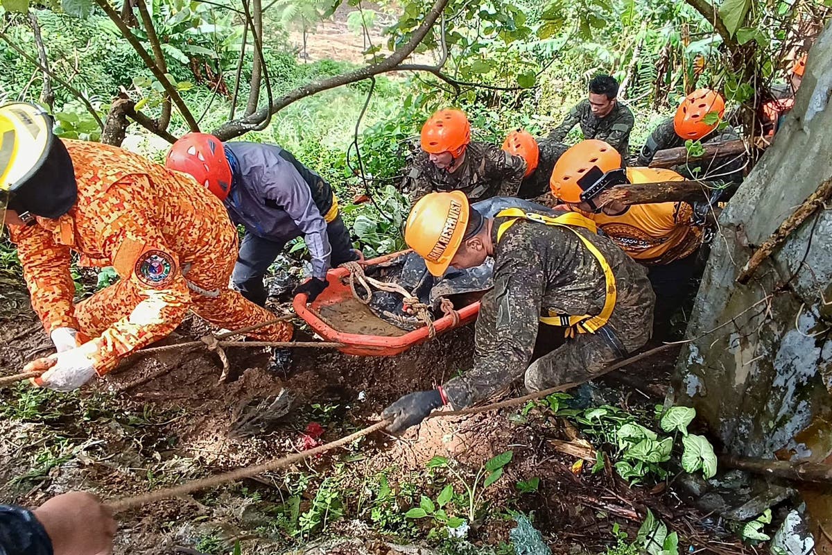 At least 7 people dead after a landslide buries a house in the southern Philippines, official says