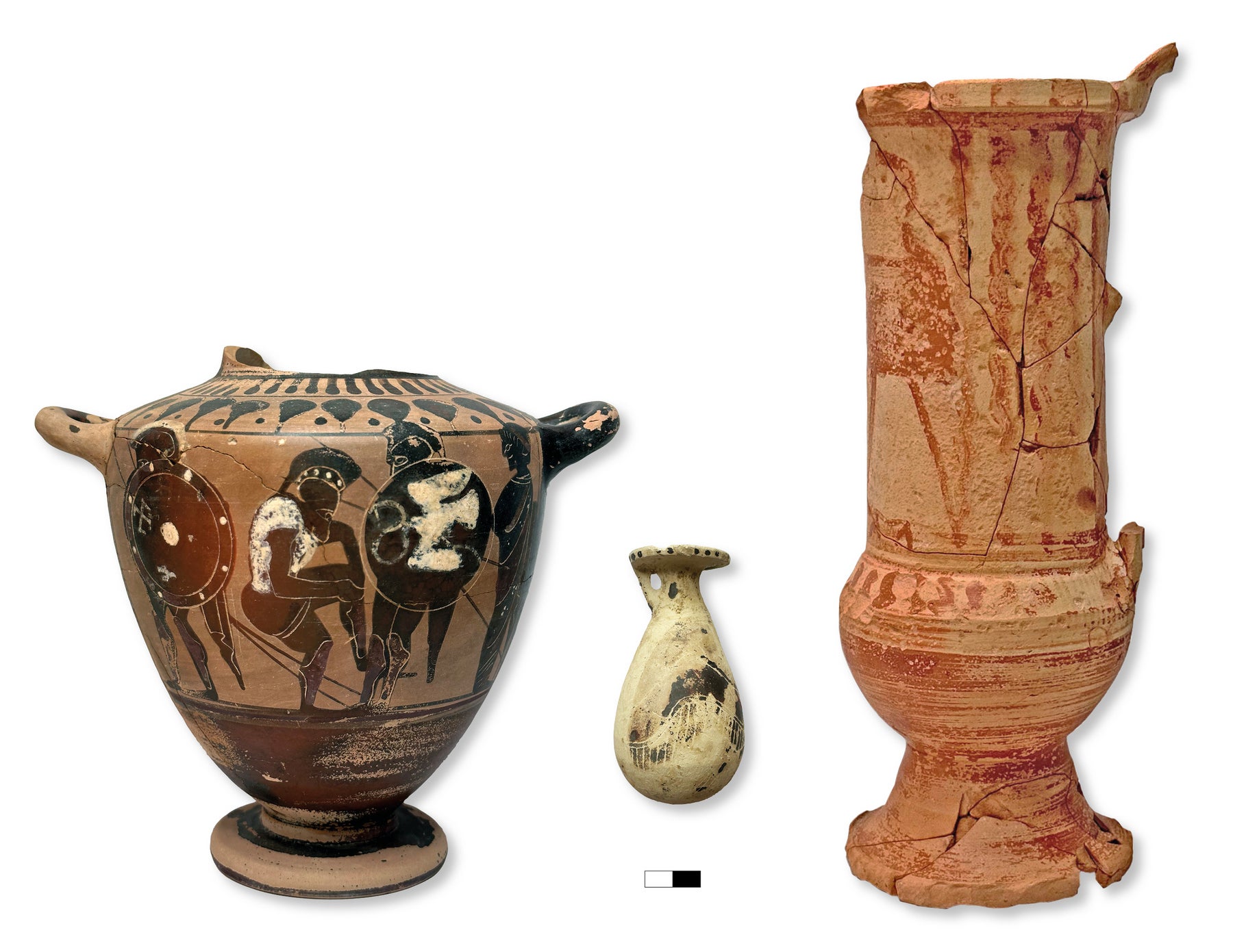 Vases were also found in the temple, unearthed by a team of 50 researchers