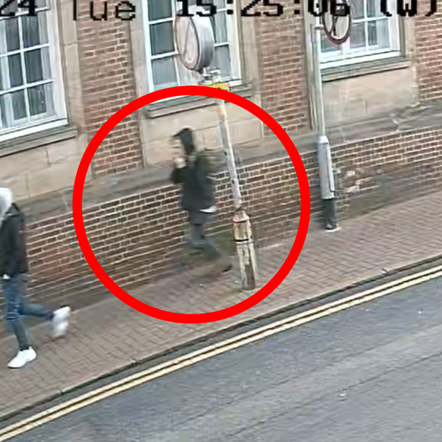 <p>Police are searching for this suspect after a schoolgirl was sexually assaulted in Dudley</p>