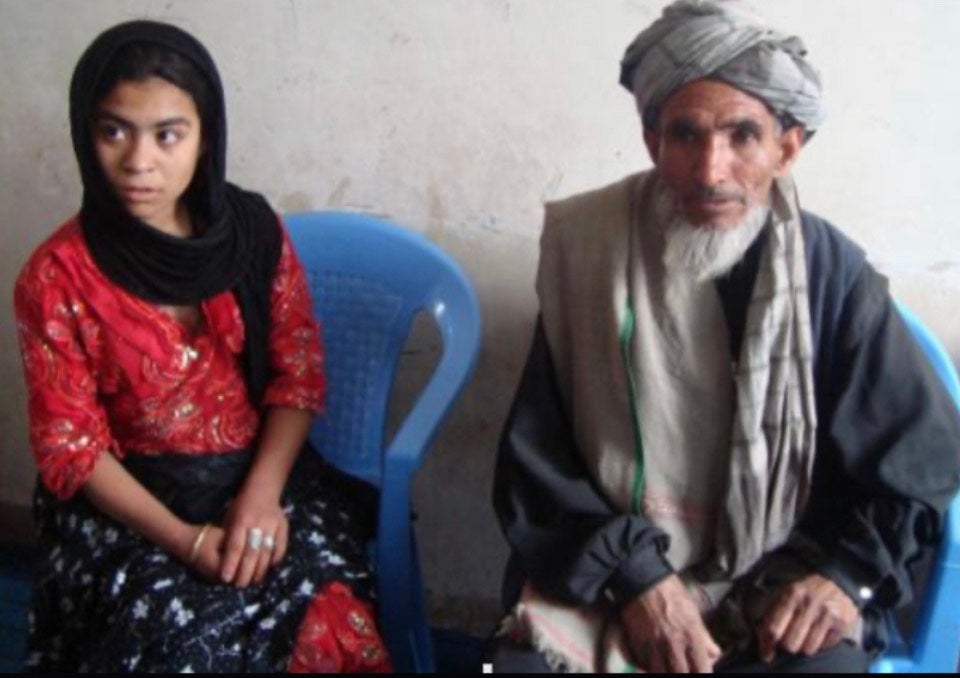 A minor girl married off to an elderly man in Afghanistan