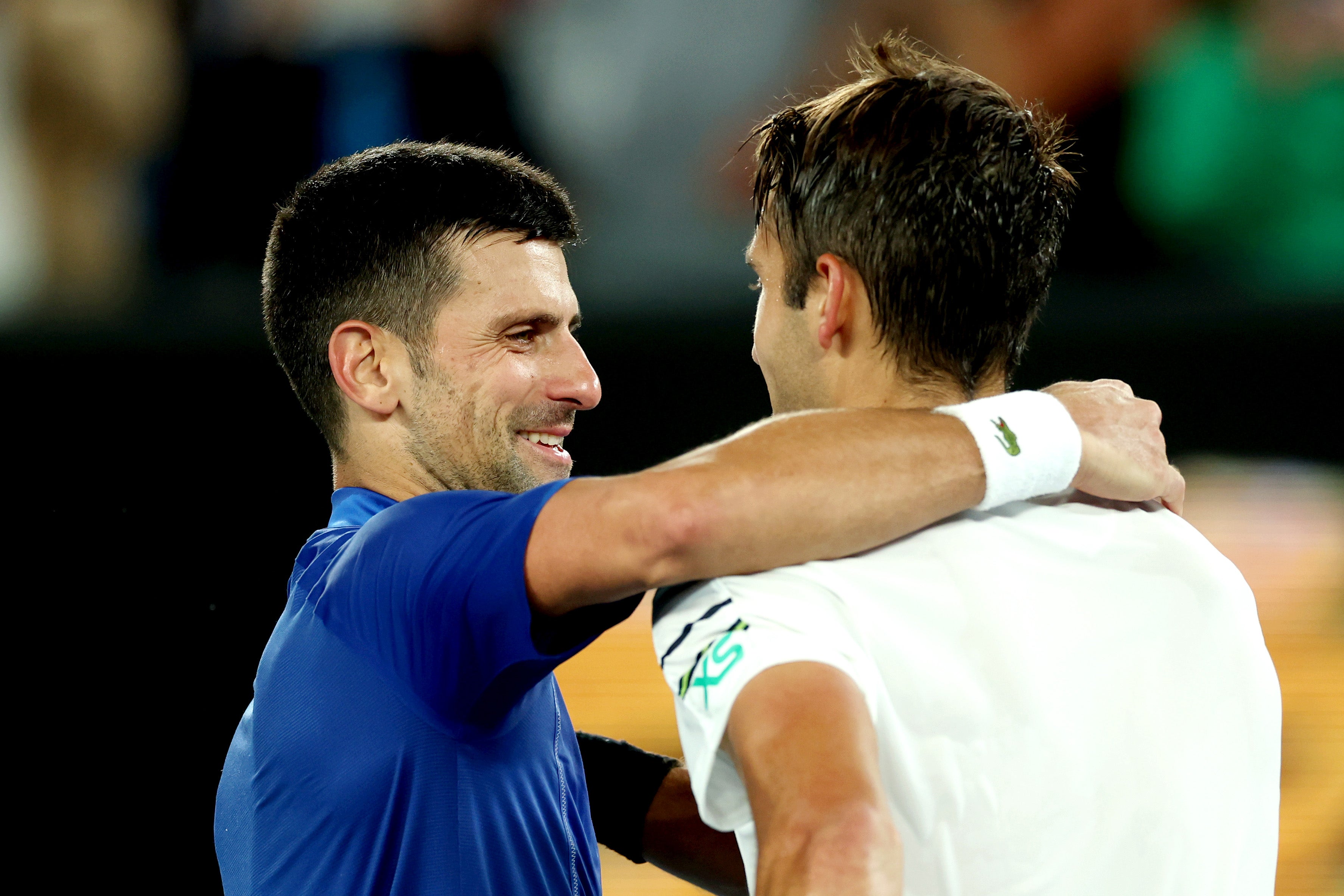 Djokovic had too much quality for Tomas Etcheverry of Argentina