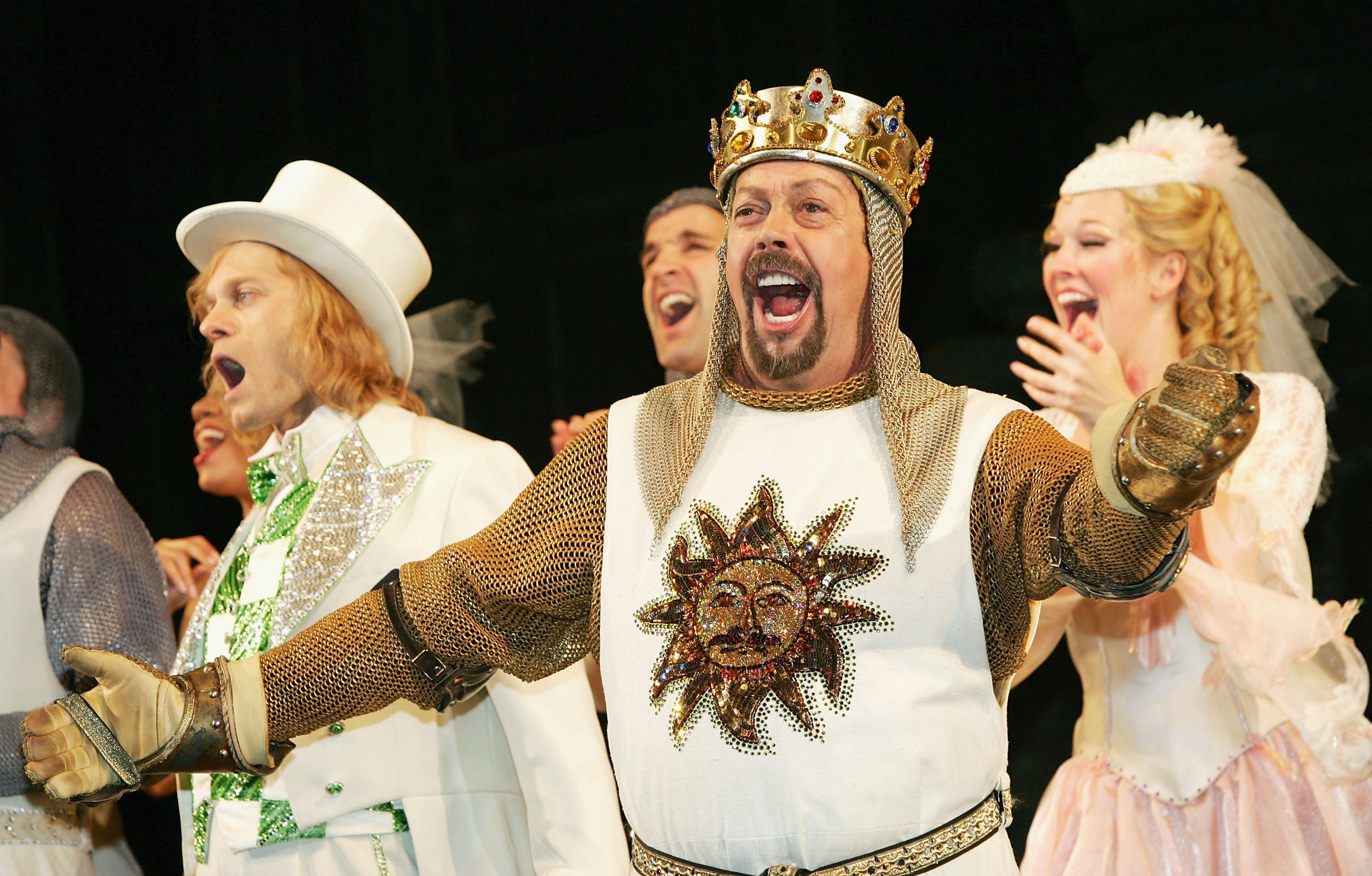 Curry’s role in ‘Monty Python’s Spamalot’ in 2004 to 2005 would earn him his third Tony nomination (Getty Images)