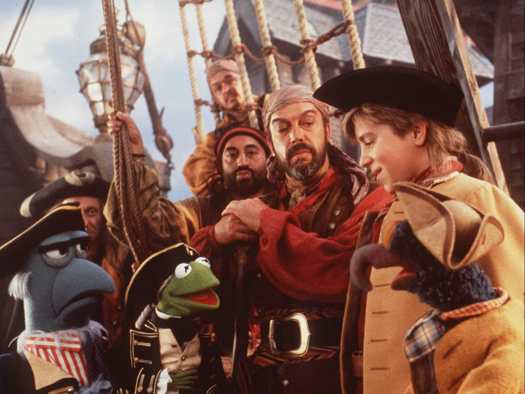 ‘Muppet Treasure Island’ saw Curry act opposite a cast of puppets (Getty Images)