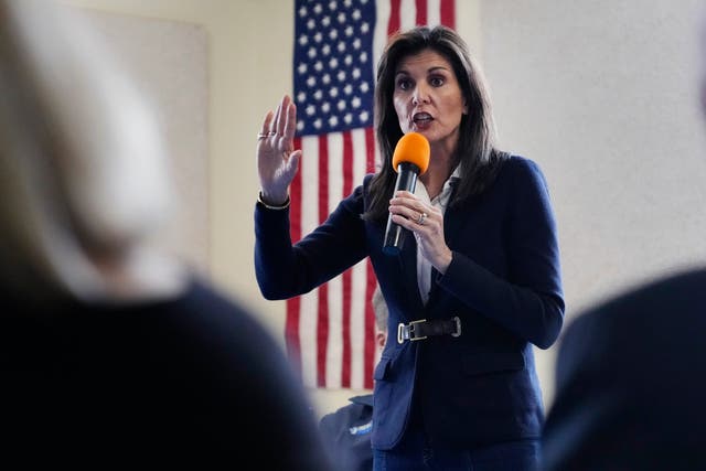 <p>Nikki Haley has hit back at Donald Trump after he ramped up his attacks on her ahead of the New Hampshire primary on Tuesday</p>