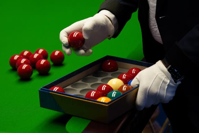 <p>A golden ball is being added for a new snooker tournament in Saudi Arabia </p>