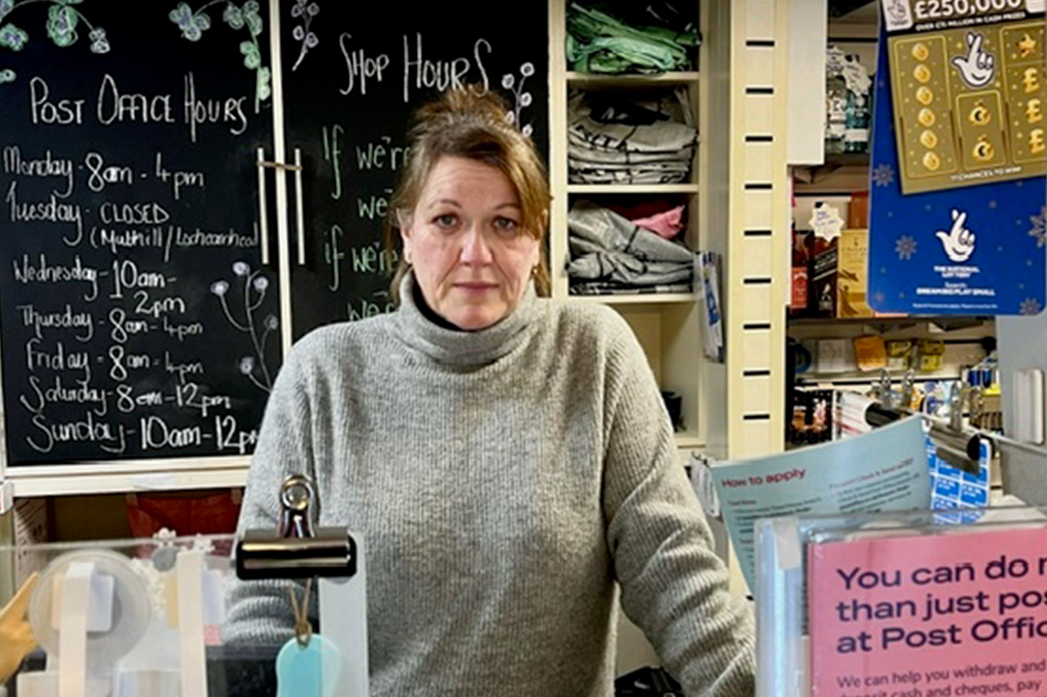 <p>Marlene Wood, 53, is being chased for payment despite unexplainable shortfalls in her post office branch </p>