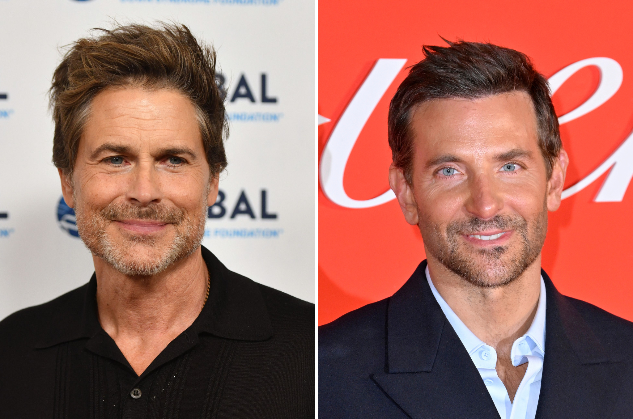 <p>Rob Lowe and Bradley Cooper</p>