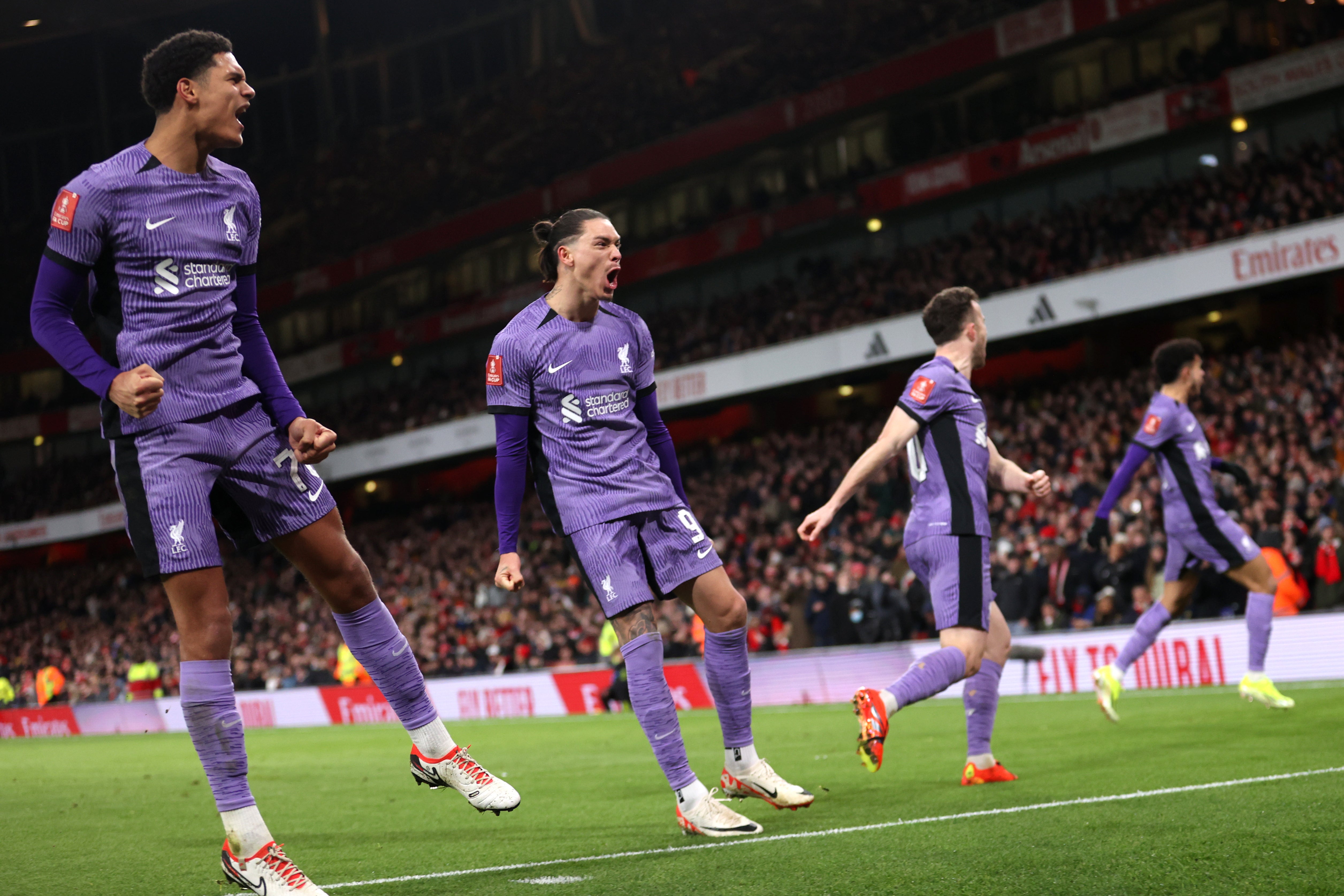 Purple patch: Liverpool are dreaming of a Premier League title