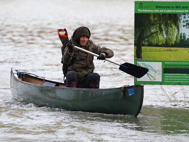 It’s feared places could be flooded as snow melts and rains move in