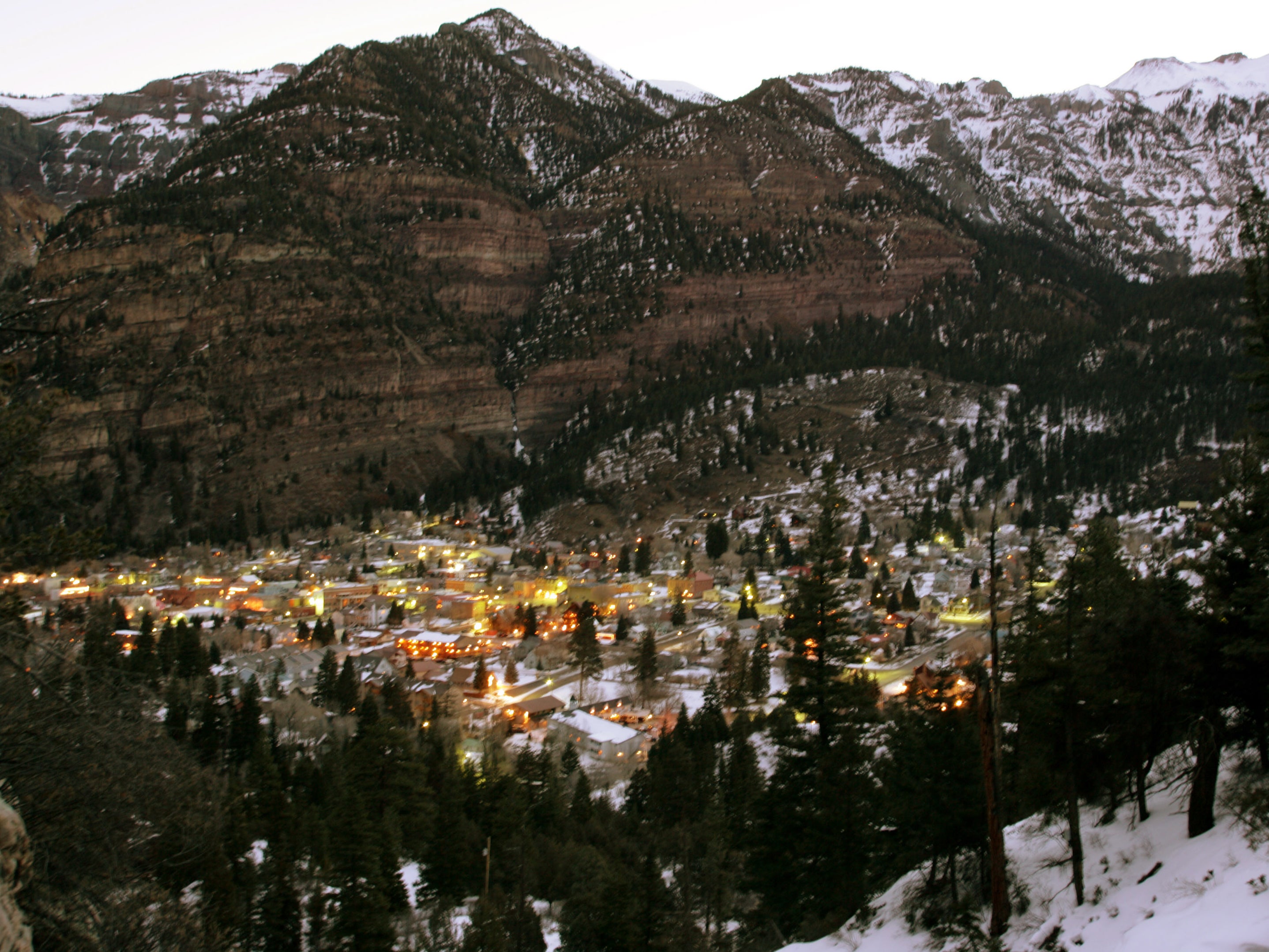 An entire print run of a newspaper circulated in Ouray, Colorado (above) were stolen by a man upset with the reporting of a sexual assault case