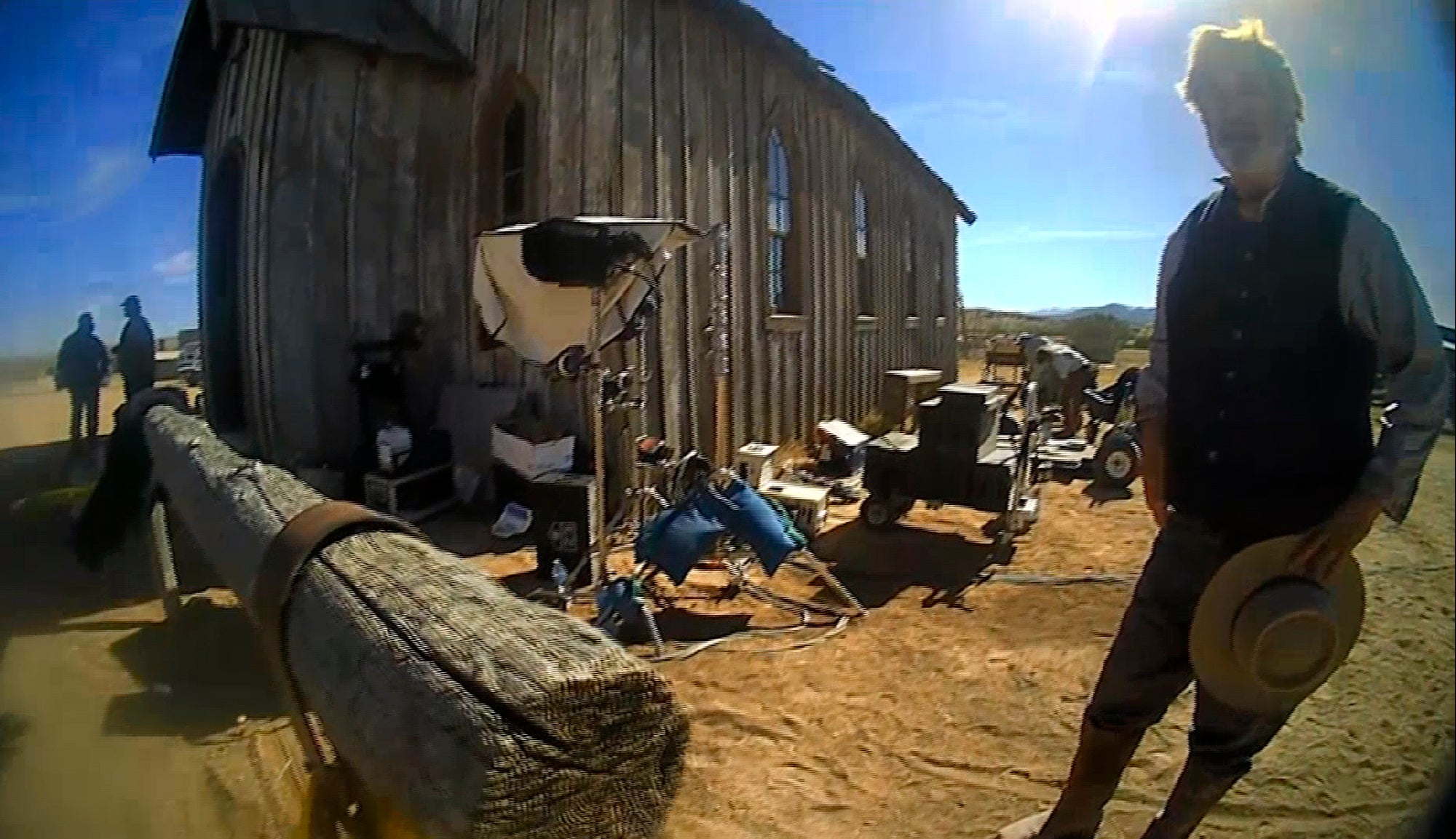 In this image taken from video released by the Santa Fe County Sheriff’s Office, Alec Baldwin speaks with investigators