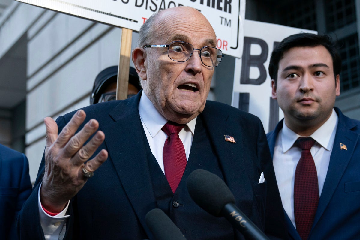 A diverse coalition owed money by Rudy Giuliani meets virtually for first bankruptcy hearing