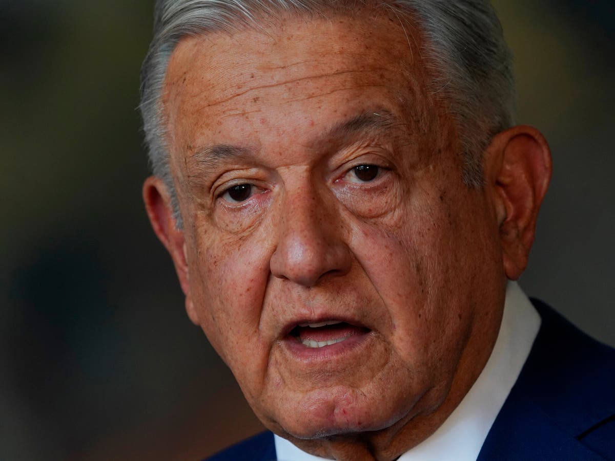 Mexican president calls on civilians not to support drug cartels even if they pressure them